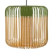 Forestier Bamboo Light M hanglamp 45 cm groen