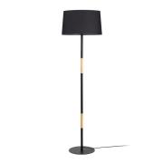 Vloerlamp Mikados LS, staal en hout-elementen