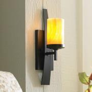 Wandlamp Kyle met Onyx-kap