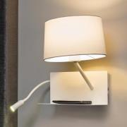 Praktische wandlamp Handy met LED-leesarm