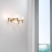 Nemo Crown wandlamp 4-lamps goud gelakt