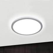 Titanium kleurige LED plafondlamp Aria, dimbaar