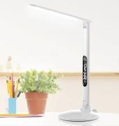 LED bureaulamp Success met klok, wit