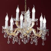 Kroonluchter met ornamenten, 9-lamps