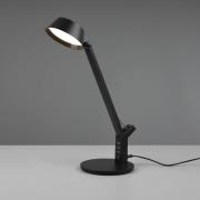 LED tafellamp Ava met dimfunctie, zwart