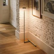 Vibia Flat LED vloerlamp hoogte 100 cm zwart