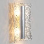 Wandlamp Utopistico in zilver en chroom