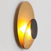 LED wandlamp La Bocca, goud-zwart