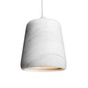 New Works Material Original hanglamp, marmer wit