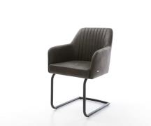 DELIFE Sledemodel Greg-Flex microvelours antraciet vintage sledemodel ...