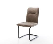 DELIFE Sledemodel Vinjo-Flex microvelours taupe vintage sledemodel ron...