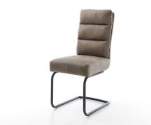 DELIFE Sledemodel Pela-Flex microvelours taupe vintage sledemodel rond...