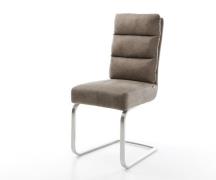 DELIFE Sledemodel Pela-Flex microvelours taupe vintage sledemodel vlak...