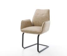 DELIFE Sledemodel Zoa-Flex microvelours beige vintage sledemodel vlak ...