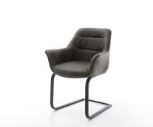 DELIFE Sledemodel Kaira-Flex microvelours antraciet vintage sledemodel...
