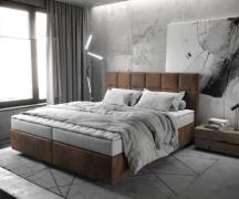 DELIFE Boxspringbed Dream-Fine 180x200 microvezel bruin