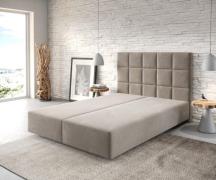 DELIFE Boxspring-frame Dream-Fine 140x200 microvezel beige