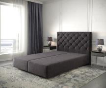 DELIFE Boxspring-frame Dream-Great 160x200 microvezel zwart