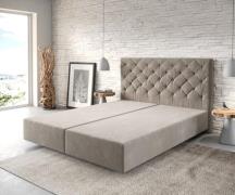 DELIFE Boxspring-frame Dream-Great 160x200 microvezel beige