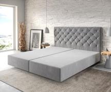 DELIFE Boxspring-frame Dream-Great 180x200 microvezel grijs