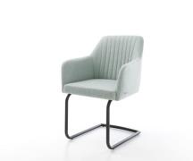 DELIFE Sledemodel Greg-Flex stripes mint sledemodel rond zwart pocketv...