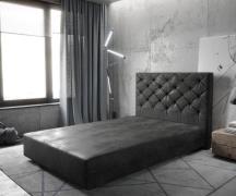 DELIFE Boxspring-frame Dream-Great 120x200 microvezel antraciet Vintag...