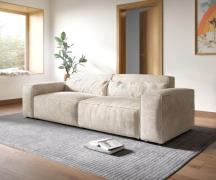 DELIFE Grote bank Sirpio XL 270x130 cm koorduroy beige