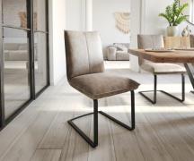 DELIFE Sledemodel Lelio-Flex microvelours taupe vintage sledemodel vla...