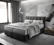 DELIFE Boxspringbed Dream-Fine 160x200 cm Microvezel Antraciet Vintage...