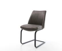 DELIFE Sledemodel Elso-Flex microvelours antraciet vintage sledemodel ...