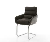 DELIFE Sledemodel Abelia-Flex met armleuning materiaalmix zwart sledem...