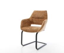 DELIFE Sledemodel Yago-Flex met armleuning chenille Roest sledemodel v...