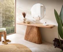 DELIFE Console tafel Suva 180x45 cm natuur  acacia