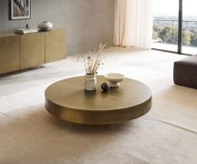 DELIFE Salontafel Ryo 120x30 cm mezaal goud