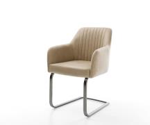 DELIFE Sledemodel Greg-Flex microvelours beige vintage sledemodel vlak...