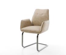 DELIFE Sledemodel Zoa-Flex microvelours beige vintage sledemodel vlak ...