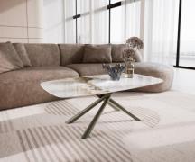 DELIFE Salontafel Edge Boot 120x70 cm keramiek Minas Melange Sarity Me...