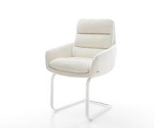 DELIFE Sledemodel Abelia-Flex met armleuning bouclé zacht beige sledem...