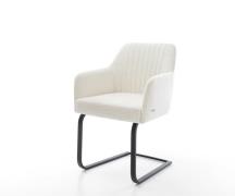 DELIFE Sledemodel Greg-Flex bouclé zacht beige sledemodel vlak zwart p...