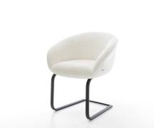 DELIFE Sledemodel Vinka-Flex met armleuning bouclé zacht beige sledemo...