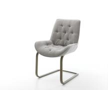 DELIFE Sledemodel Taimi-Flex zachte stof met structuur grijs sledemode...