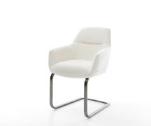 DELIFE Sledemodel Pejo-Flex bouclé zacht beige sledemodel vlak grafiet...