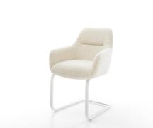 DELIFE Sledemodel Pejo-Flex teddy beige sledemodel vlak wit pocketveer...