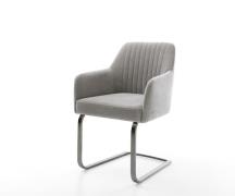 DELIFE Sledemodel Greg-Flex zachte stof met structuur grijs sledemodel...