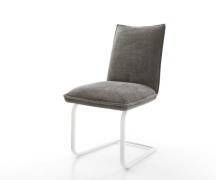 DELIFE Sledemodel Lelio-Flex bouclé zacht mud sledemodel vlak wit pock...