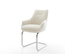 DELIFE Sledemodel Alja-Flex met armleuning teddy beige sledemodel vlak...