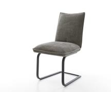 DELIFE Sledemodel Lelio-Flex bouclé zacht mud sledemodel vlak zwart po...