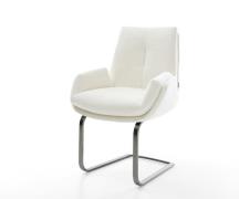 DELIFE Sledemodel Clea-Flex bouclé zacht beige sledemodel vlak grafiet...