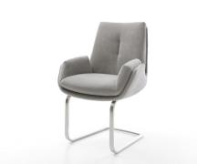 DELIFE Sledemodel Clea-Flex zachte stof met structuur grijs sledemodel...