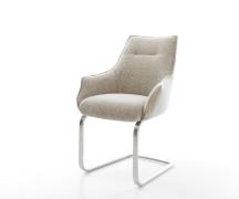 DELIFE Sledemodel Alja-Flex met armleuning geweven stof beige sledemod...